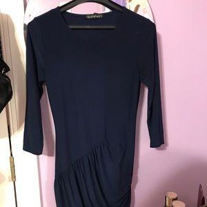 Blue 3/4 sleeve dress Great for going out !!